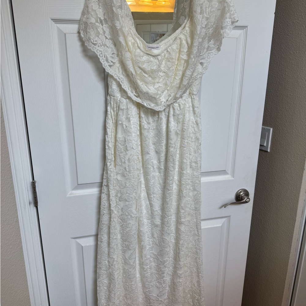Brand new ivory lace dress.